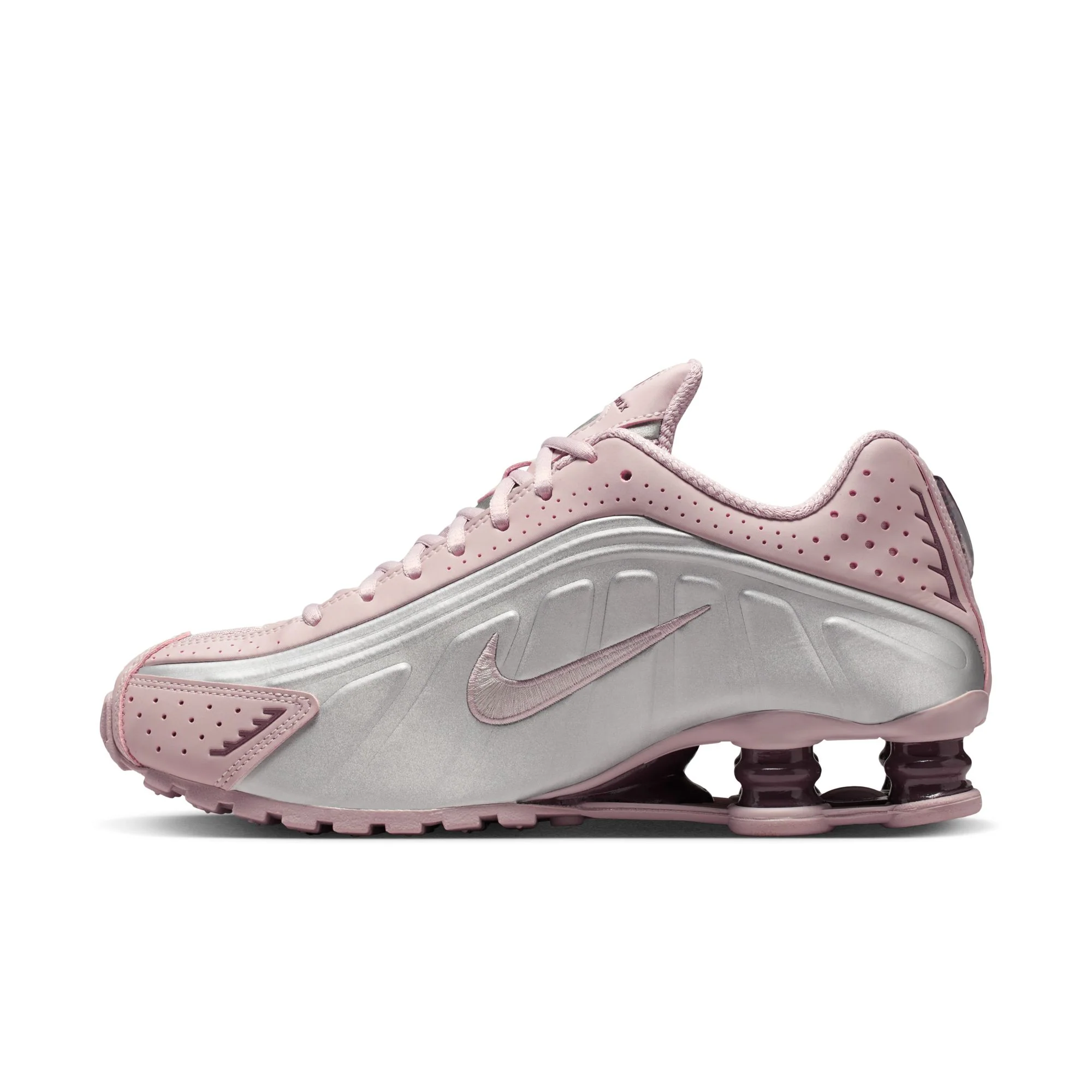 Nike Shox R4 Women's Shoes Color: Particle Rose/metallic Silver-tattoo Style: AR3565-601 - Image 3