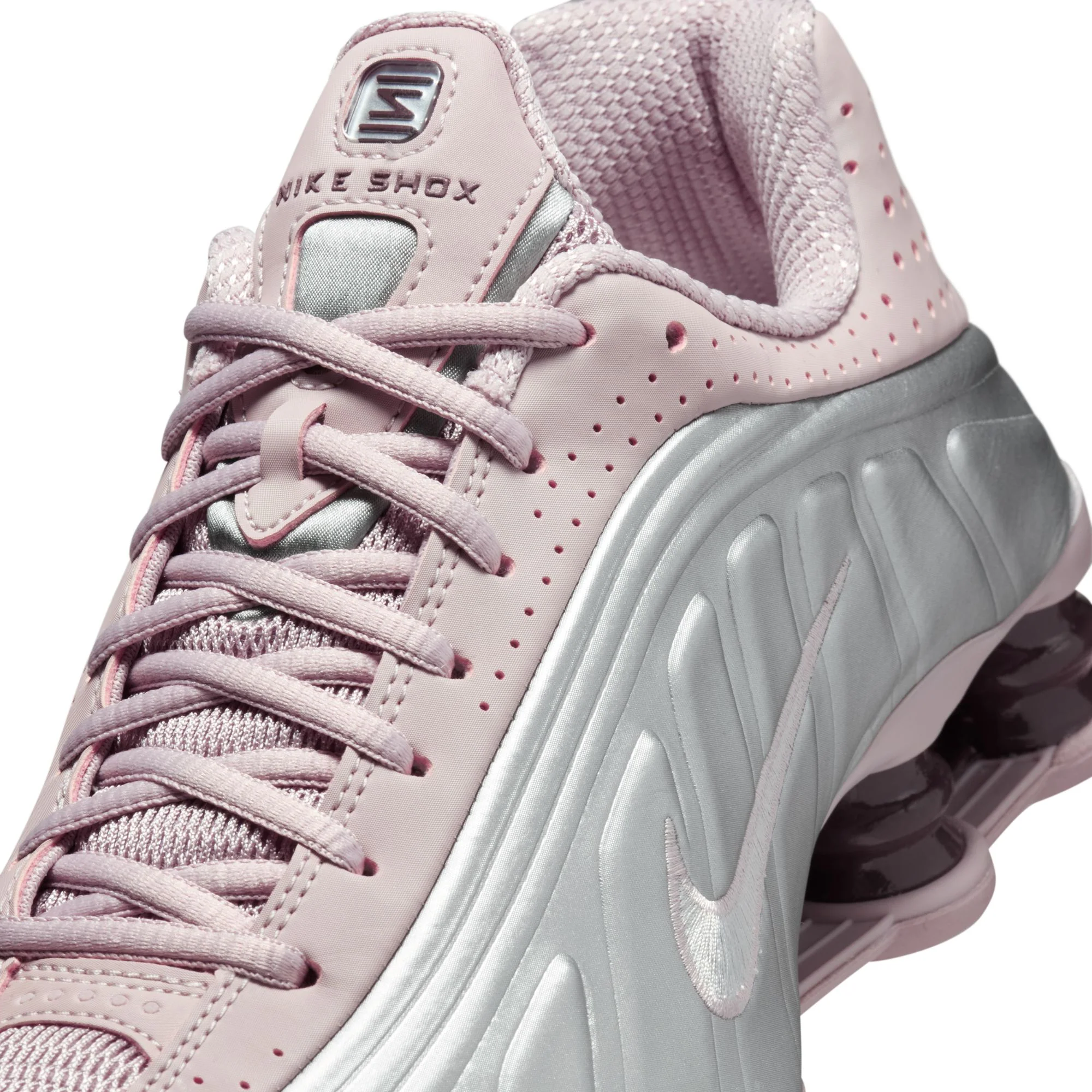 Nike Shox R4 Women's Shoes Color: Particle Rose/metallic Silver-tattoo Style: AR3565-601 - Image 7