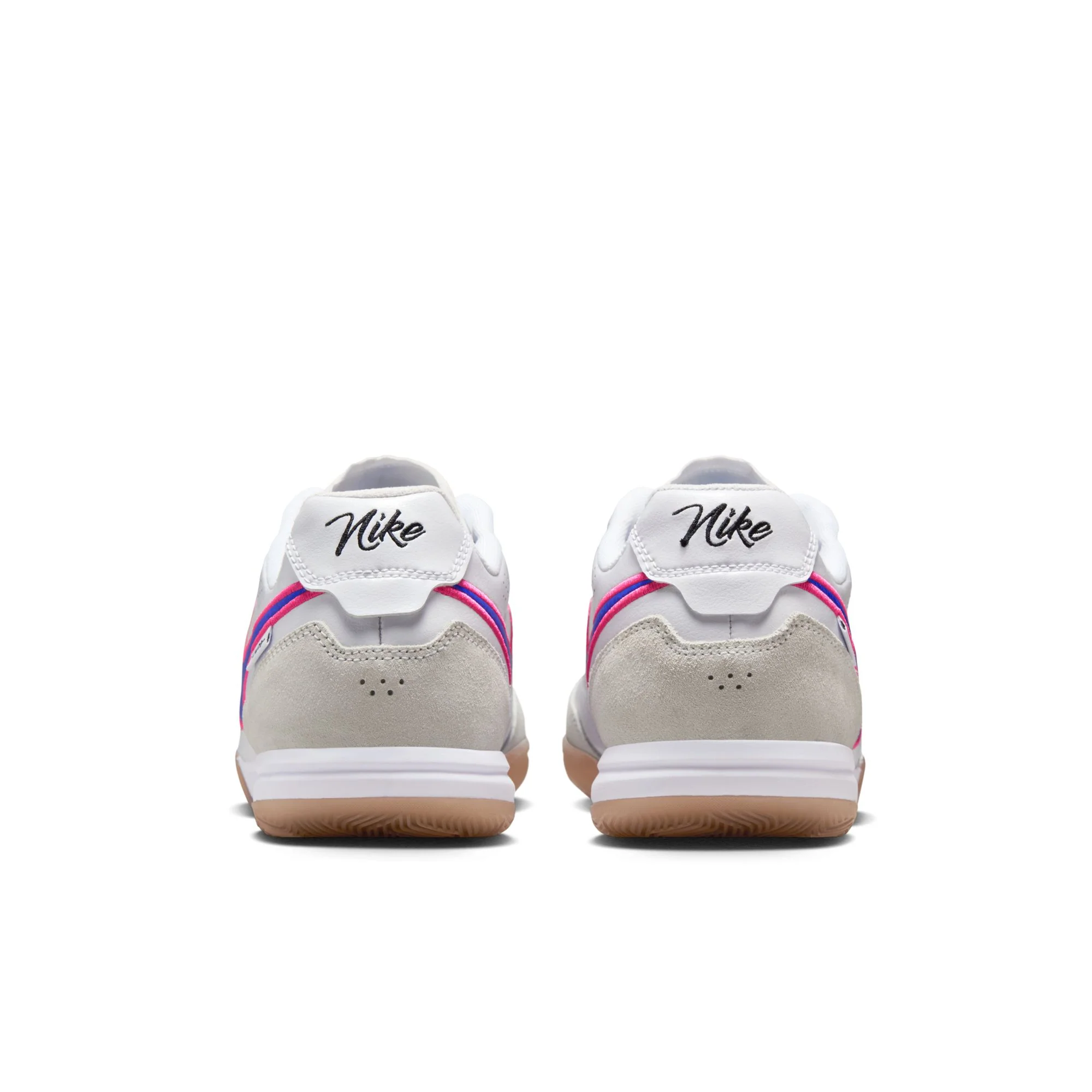Nike Tiempo Streetgato Indoor/Court Low-Top Soccer Shoes Color: White/racer Blue-pink Blast Style: HQ7017-146 - Image 9