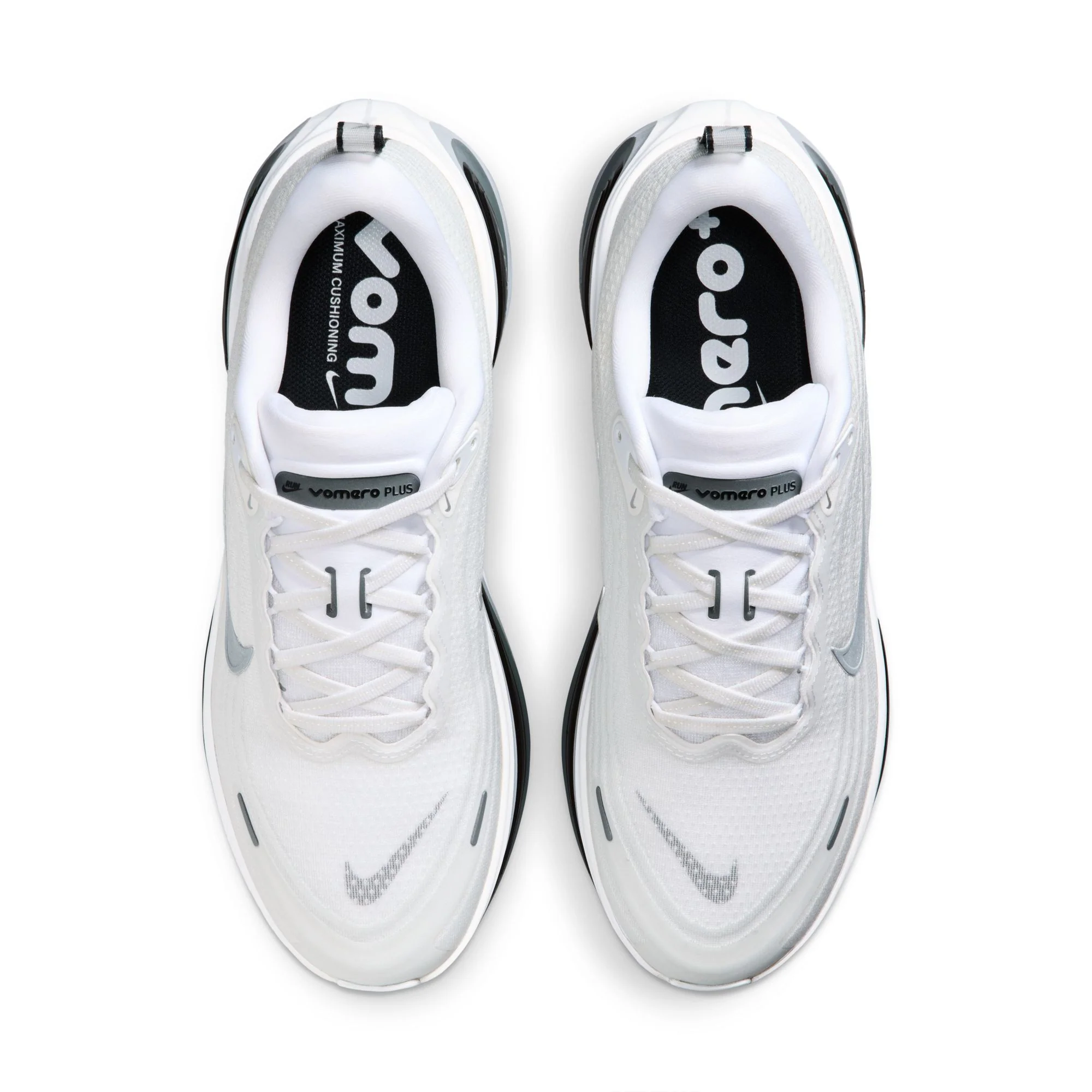 Nike Vomero Plus Color: WHITE/METALLIC SILVER-BLACK-COOL GREY Style: II7181-102 - Image 11