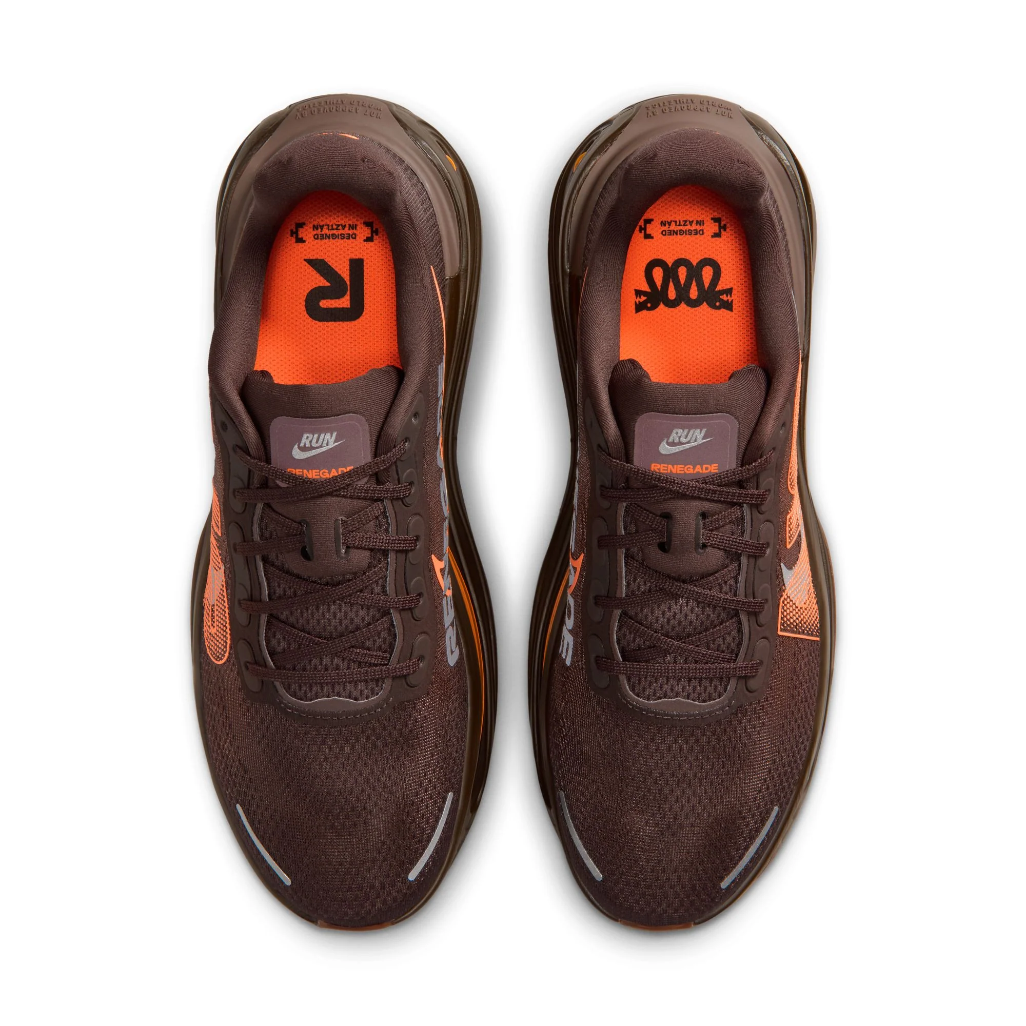 Nike Vomero Premium x Renegade Mens Shoes Color: Brown Basalt/Hyper Crimson/Total Orange Style: IQ7314-200 - Image 10
