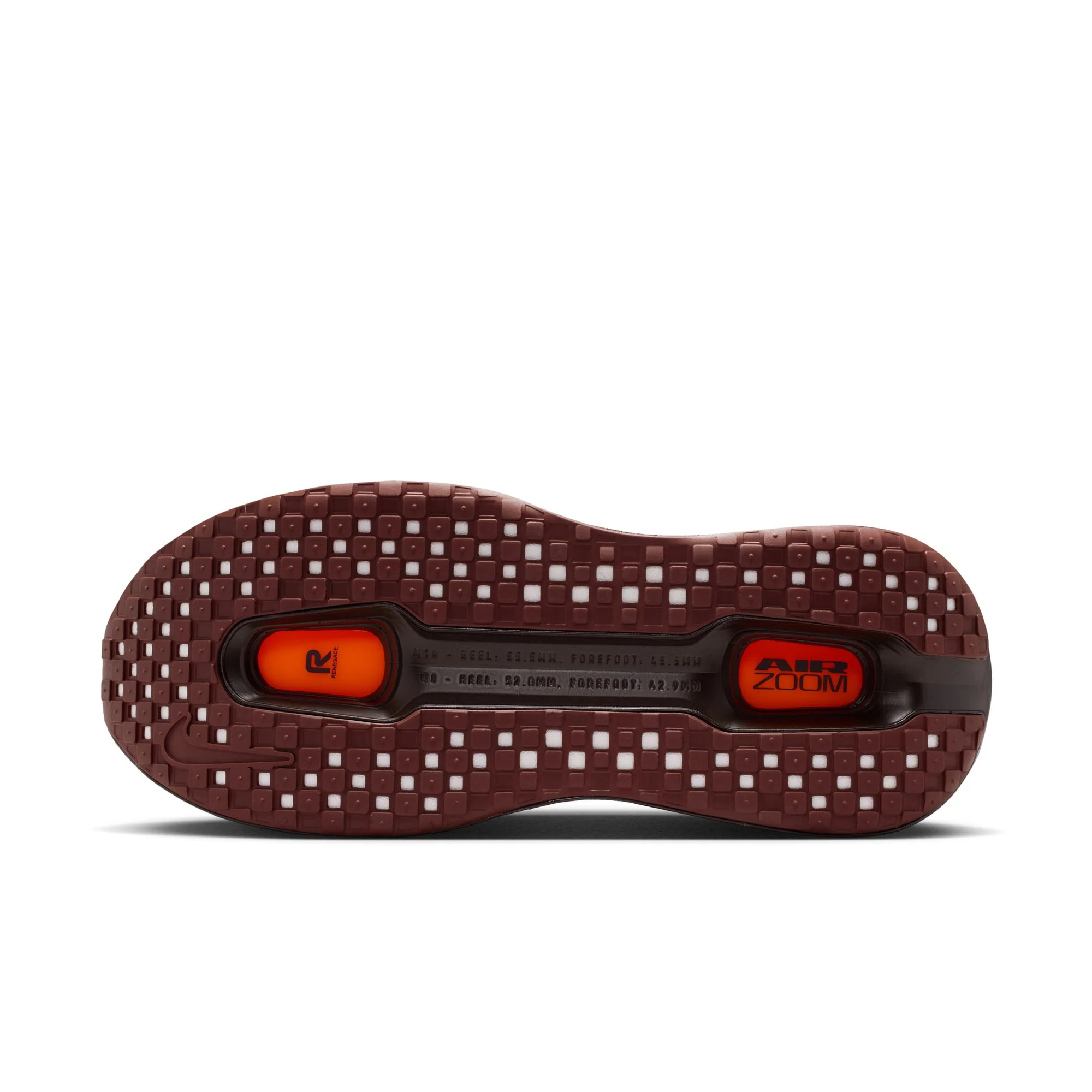 Nike Vomero Premium x Renegade Mens Shoes Color: Brown Basalt/Hyper Crimson/Total Orange Style: IQ7314-200 - Image 3