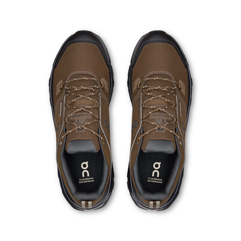 ON Cloudrock Low WP 1 Men Earth | Black 3MF10254228 - Image 4