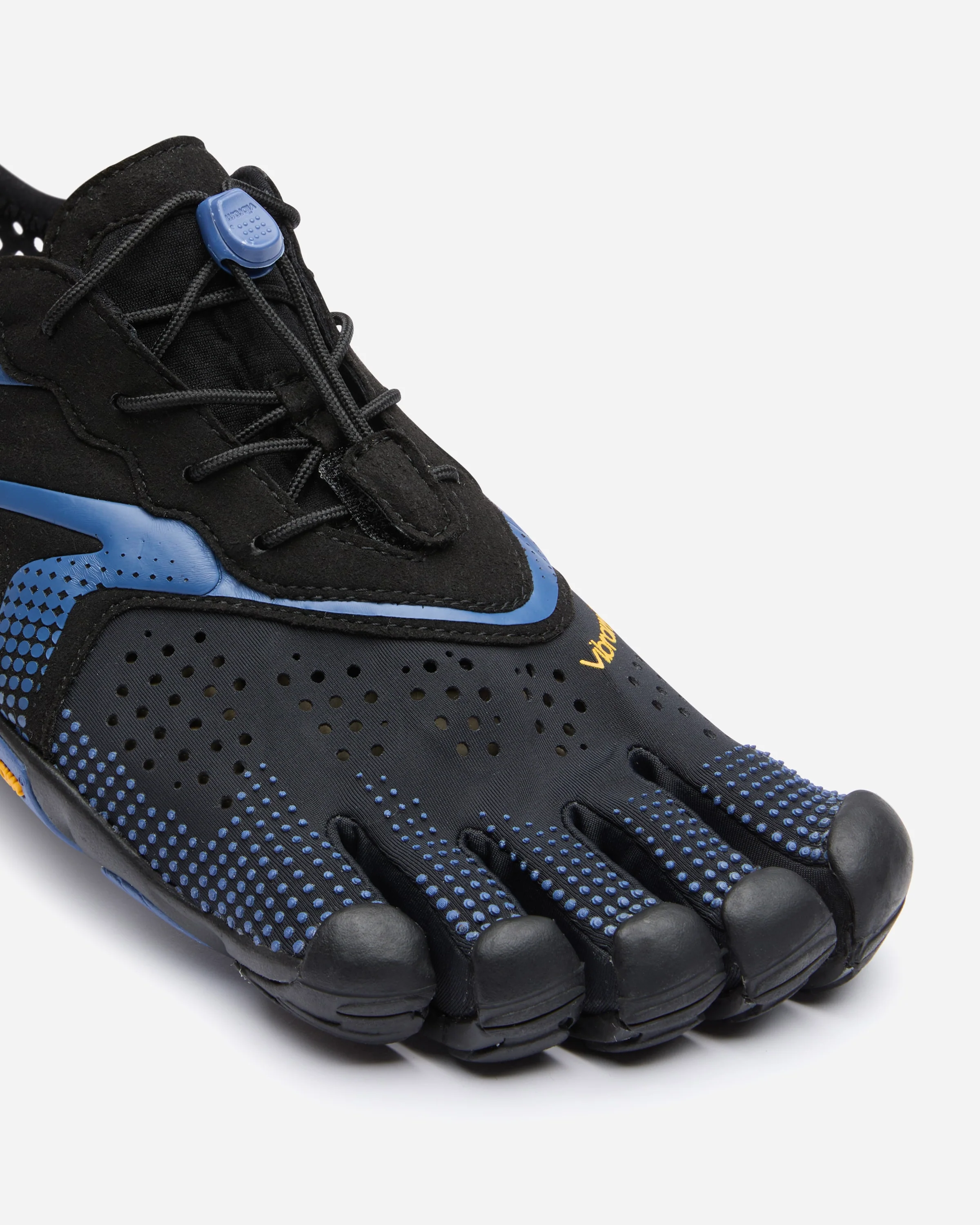 Vibram FIVEFINGES V-RUN Mens BLACK/BLUE 25M7004 - Image 5