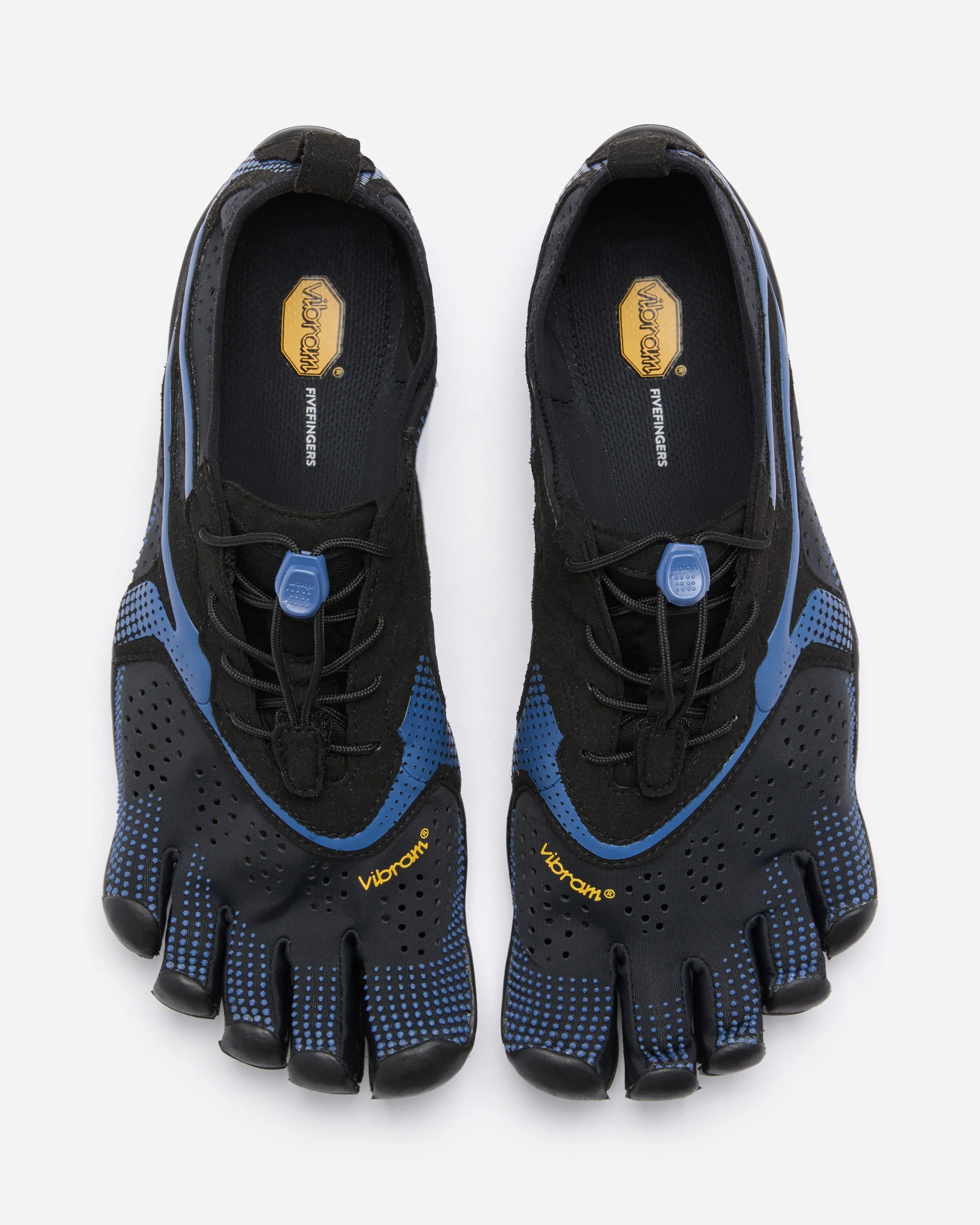 Vibram FIVEFINGES V-RUN Mens BLACK/BLUE 25M7004 - Image 7