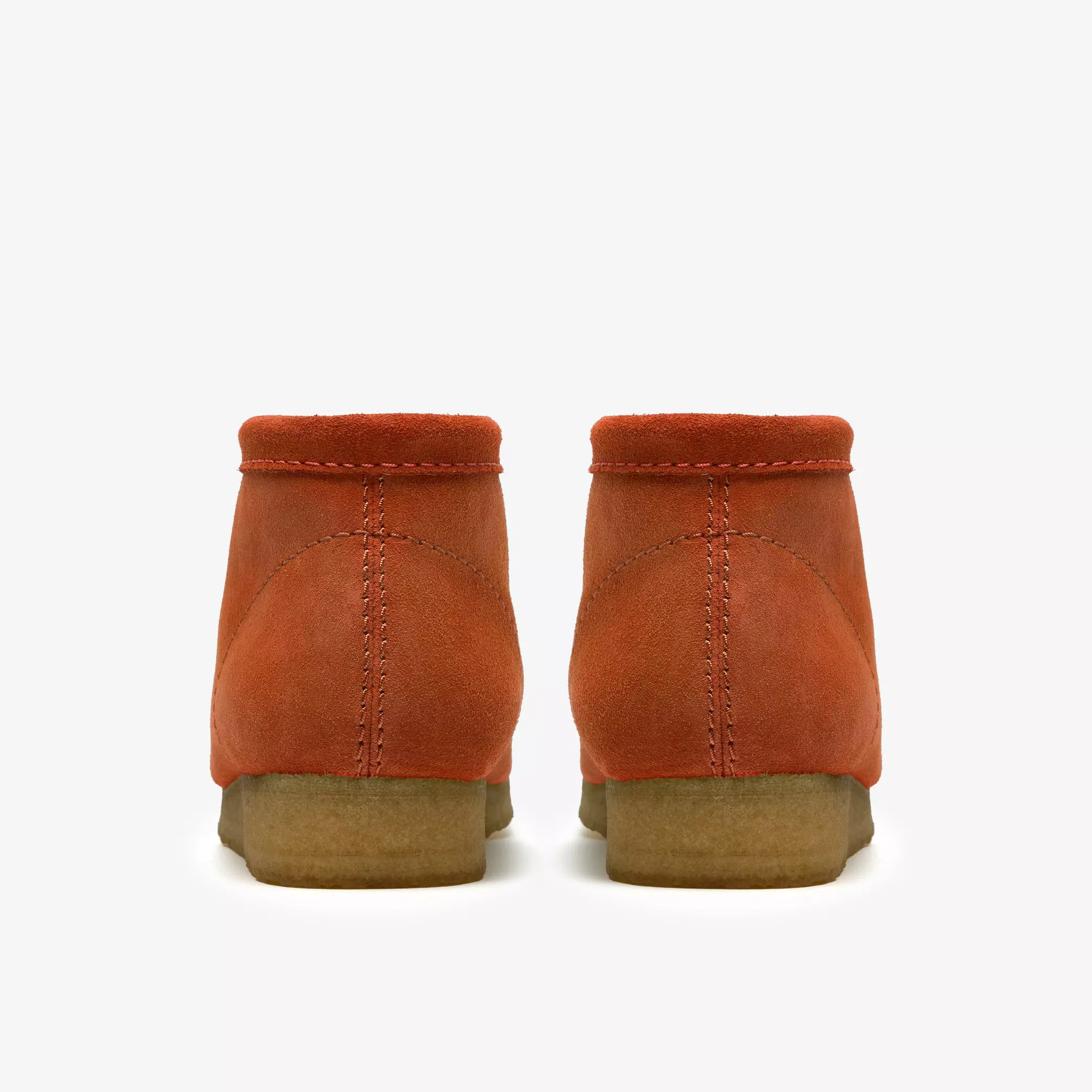 Clarks Wallabee Boot Mens Shoes Color: Orange Suede Style: 26185643 - Image 9