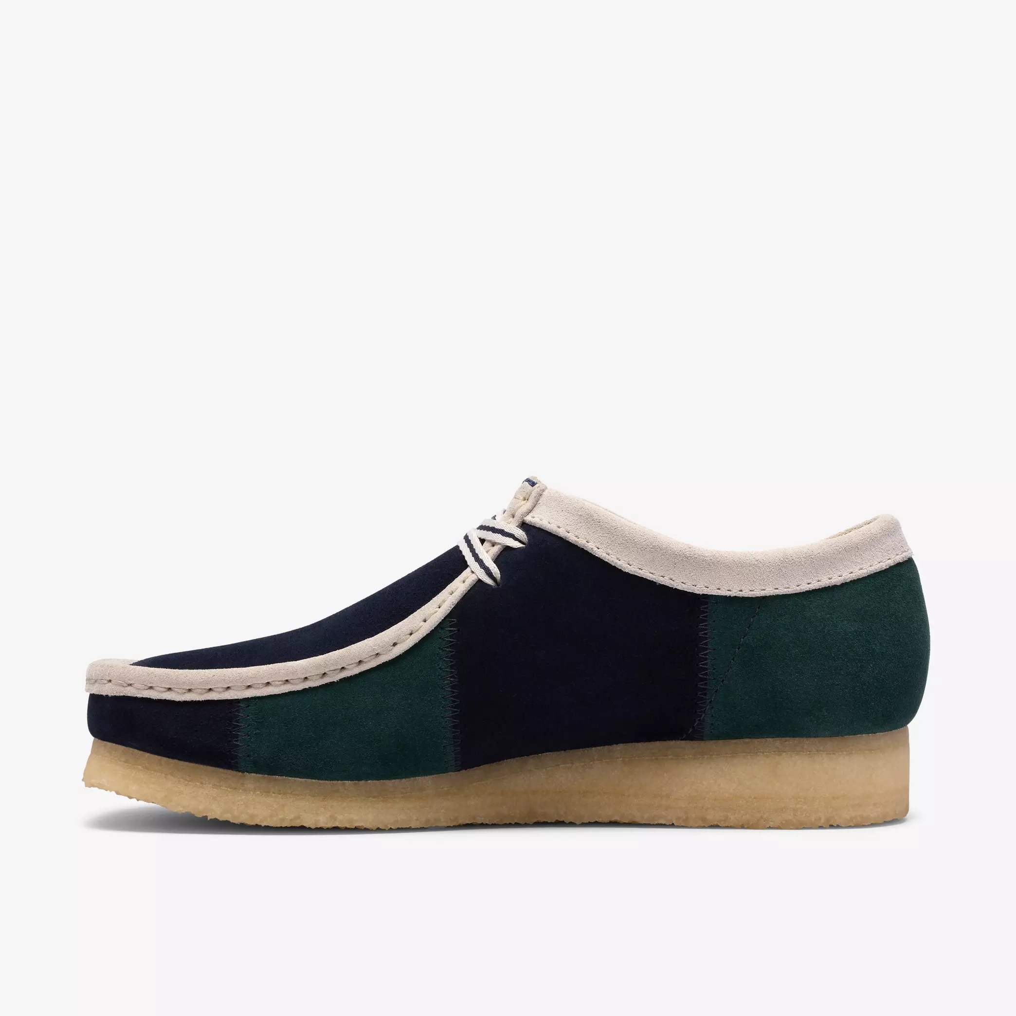 Clarks Wallabee Mens Shoes Color: Blue/Green Strip Style: 26185545 - Image 10