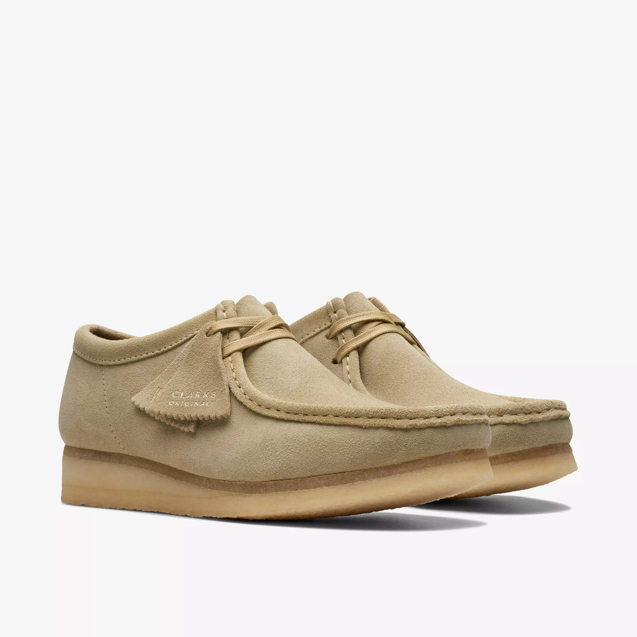 Clarks Wallabee Mens Shoes Color: Maple Suede Style: 26155545 - Image 9