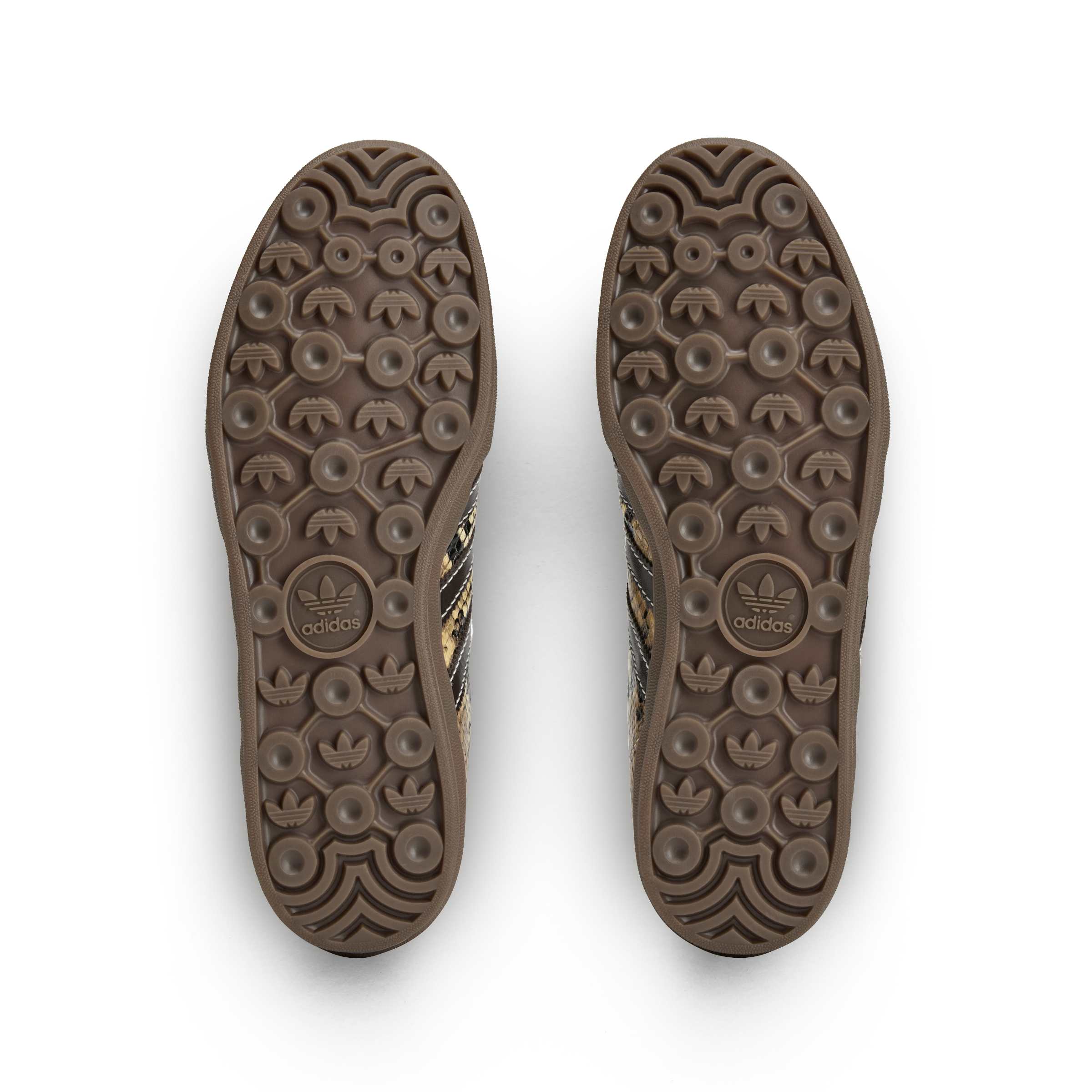 adidas WB Gazelle Snake Mens Shoes Color: Super Color/Dark Brown/Cloud White Style: KK3641 - Image 3