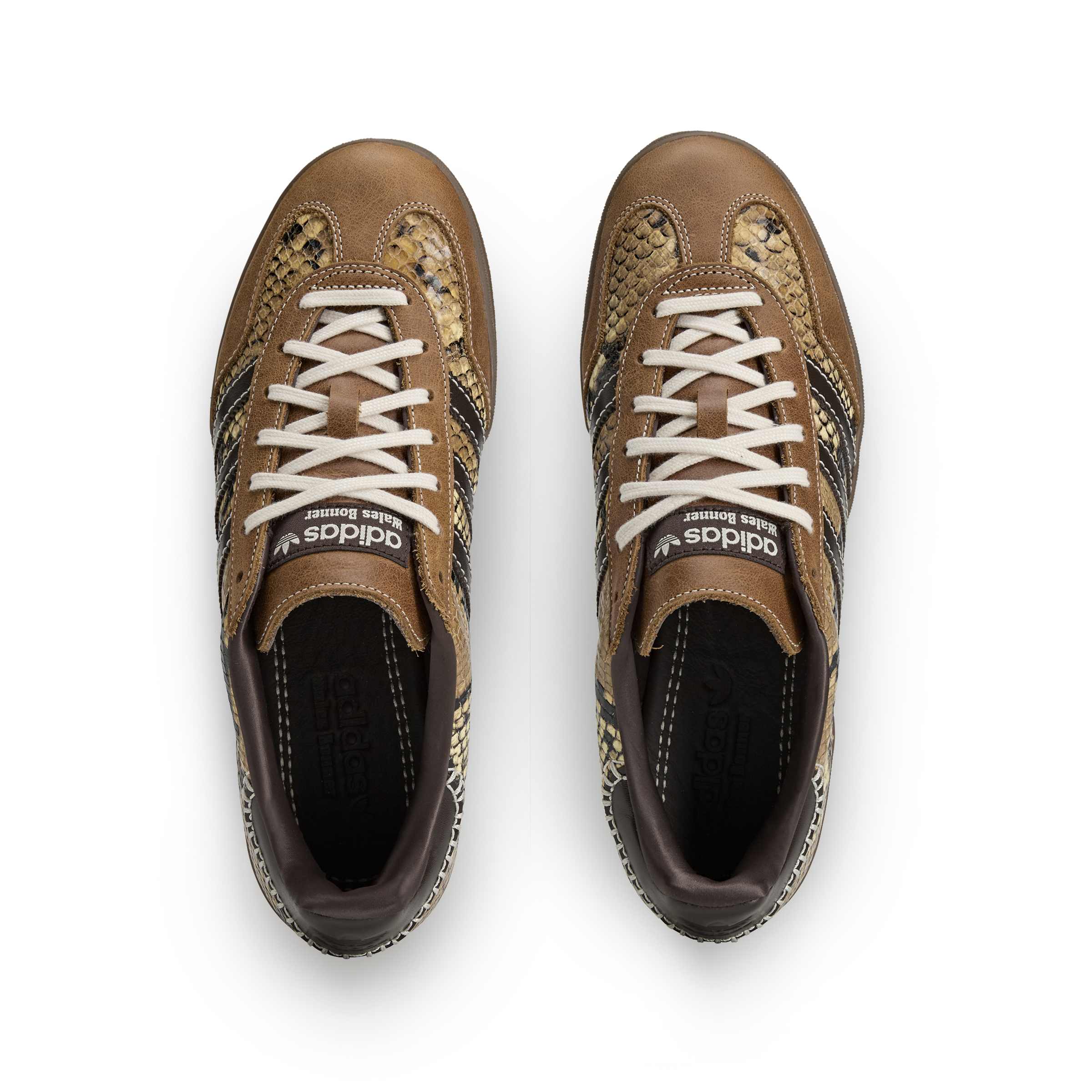 adidas WB Gazelle Snake Mens Shoes Color: Super Color/Dark Brown/Cloud White Style: KK3641 - Image 6