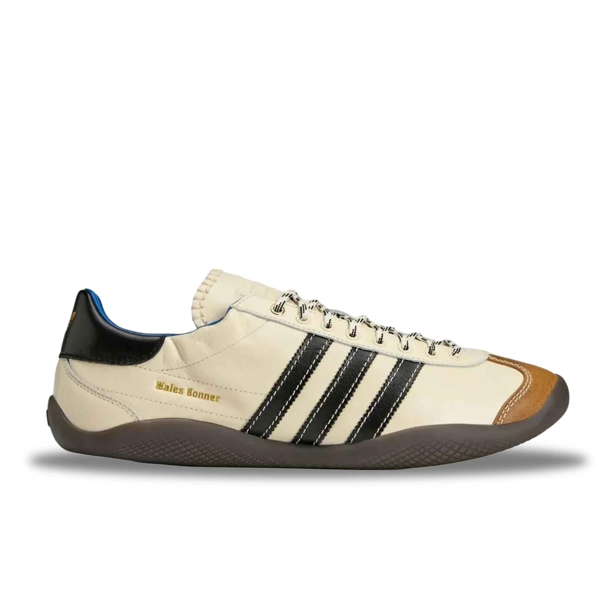 adidas WB Karintha OG Mens Shoes Color: Cloud White/Core Black/Lush Blue Style: KK4981 - Image 2