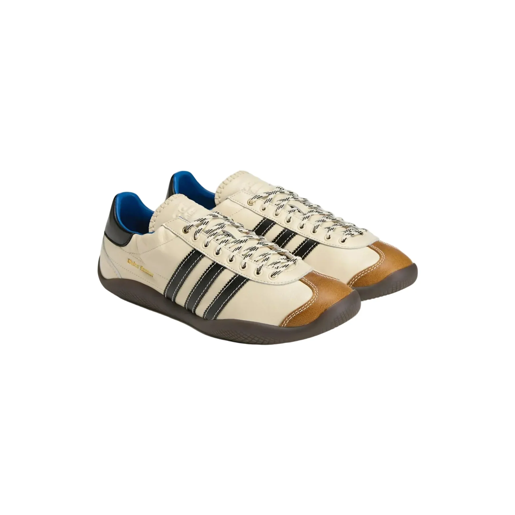 adidas WB Karintha OG Mens Shoes Color: Cloud White/Core Black/Lush Blue Style: KK4981 - Image 3