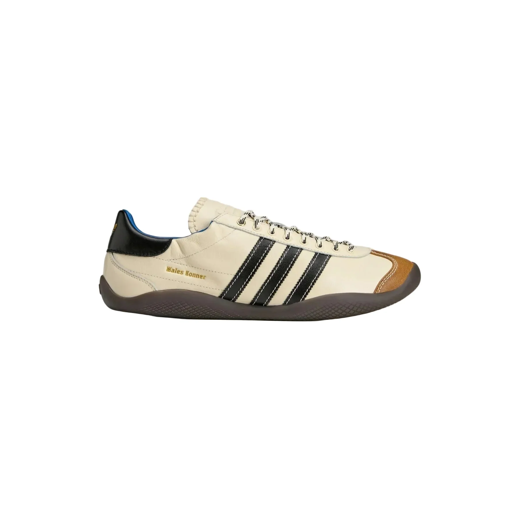 adidas WB Karintha OG Mens Shoes Color: Cloud White/Core Black/Lush Blue Style: KK4981 - Image 7